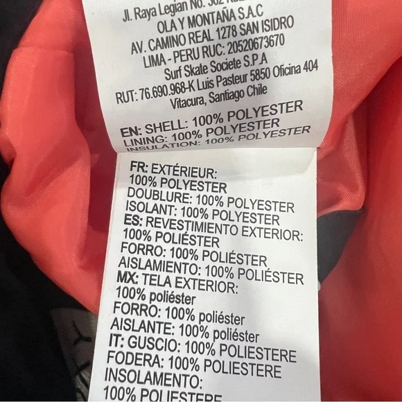 Roxy Girls Pink and Orange Water Resident Ski Pants Size 8 - Picture 6 of 9